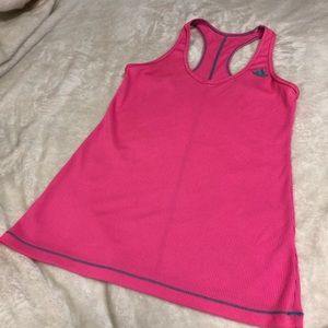 Adidas pink tank Medium